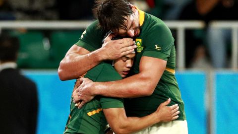 Cheslin Kolbe appeard half the size of teammate Eben Etzebeth but his contribution has been invaluable to the Springbok cause.