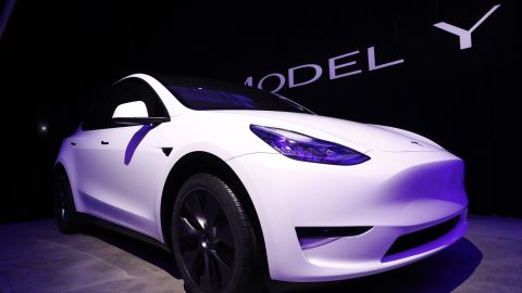 The Tesla Model Y, now due to be available next summer.
