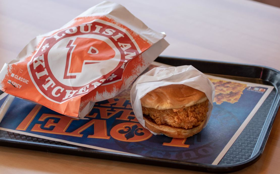 Popeyes' chicken sandwich spurred growth at the chain in the fourth quarter. 