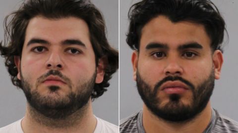 23-year-old Vahe Manjikian, left, and 27-year-old Kevin Conrado, right.