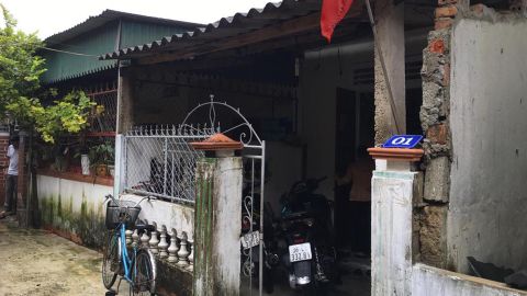 Nguyen Thi Phong and Pham Van Thin's home in Vietnam's Ha Tinh province.