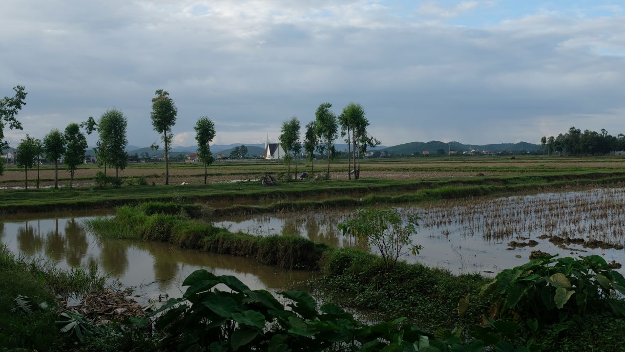 The district of Yen Thanh, in Nghe An province. Many families in this part of central Vietnam have close relatives who work overseas.