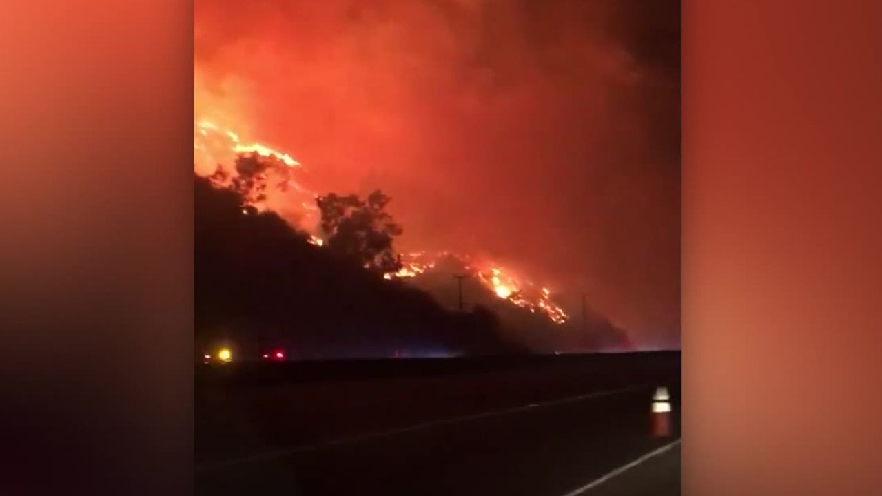 getty wildfire freeway