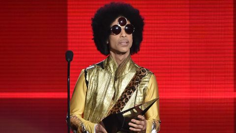 Musician Prince speaks onstage during the 2015 American Music Awards in November 2015