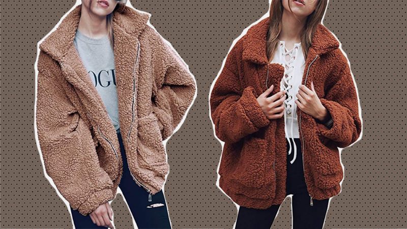 Teddy bear shop jacket for women