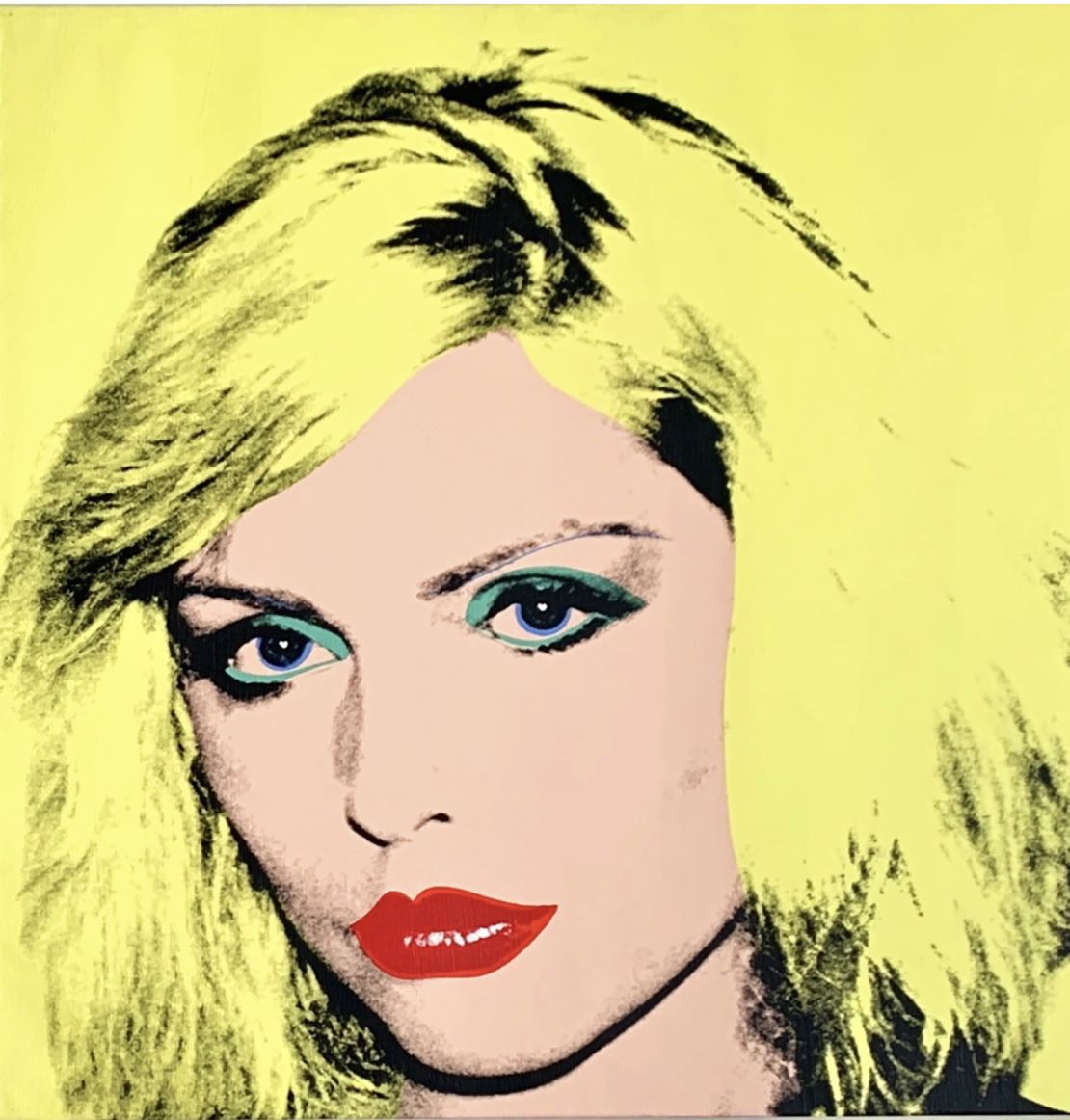 Warhol's 1980 portrait of Debbie Harry has been loaned for the exhibition. 