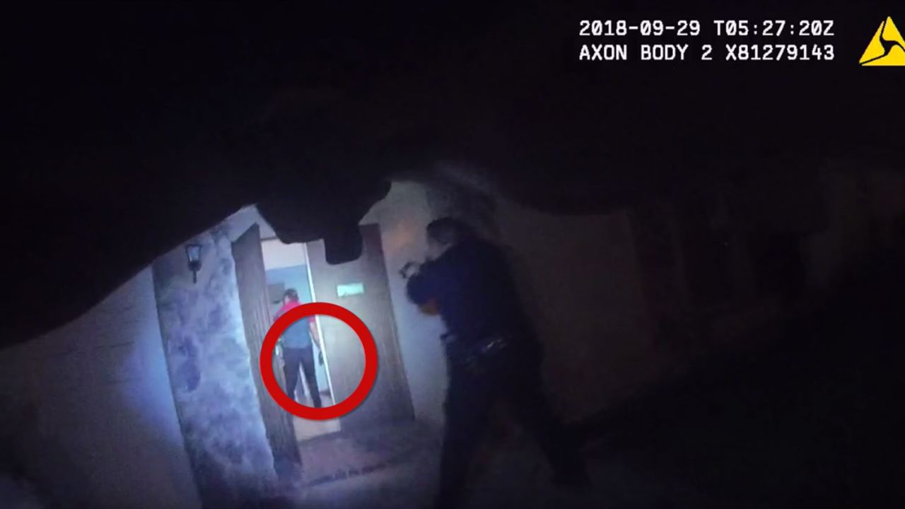 When officers first arrived, Richard Sanchez was armed, bodycam video shows. 