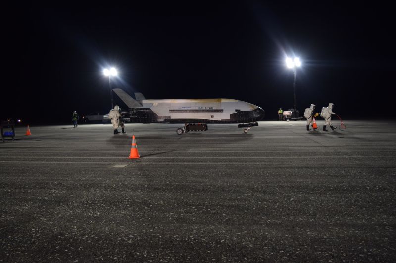 US Air Force’s Mysterious Space Plane Lands After Record 780 Days In ...