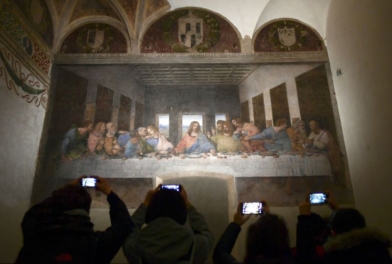 Two rare studies of Leonardo da Vinci s The Last Supper are