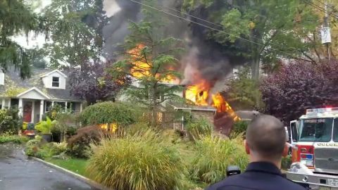 The NTSB is investigating a plane crash that caused a house fire in New Jersey.