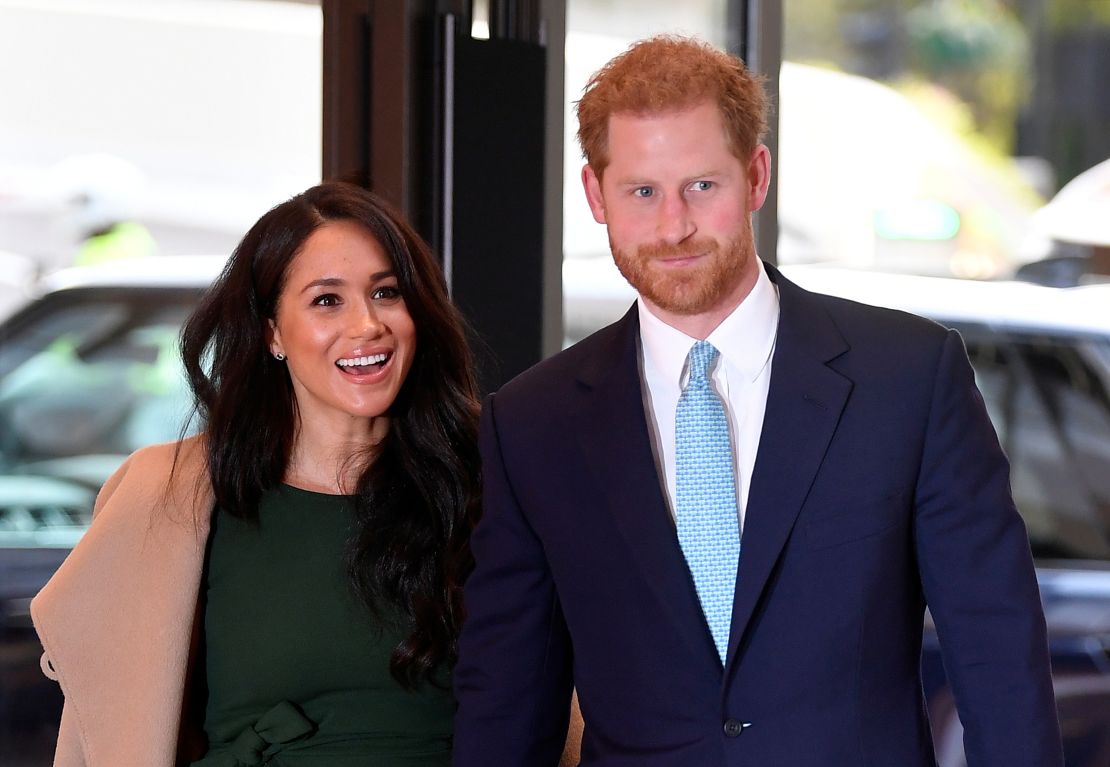 Prince Harry, Duke of Sussex, and his wife Meghan, Duchess of Sussex attend the annual WellChild Awards in London in October 15, 2019.