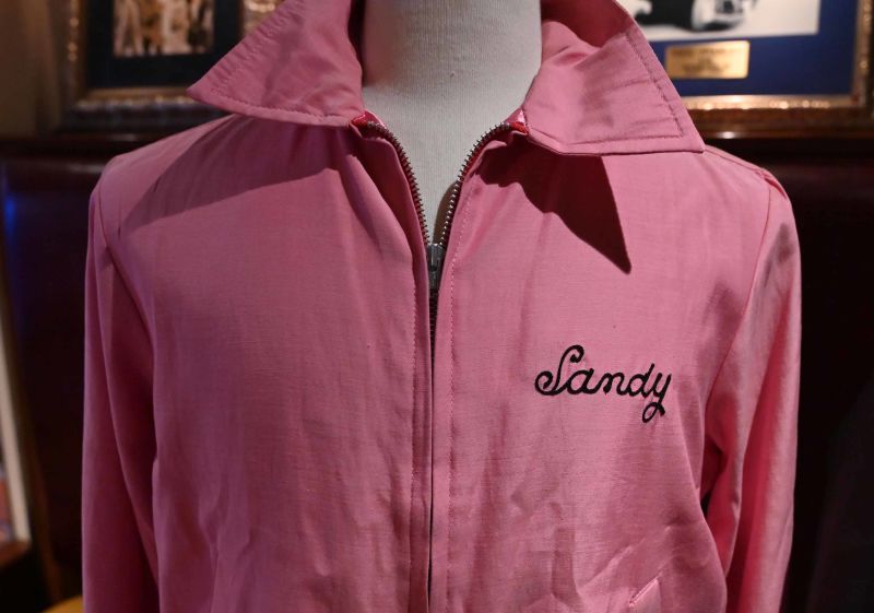 Grease pink store ladies jacket