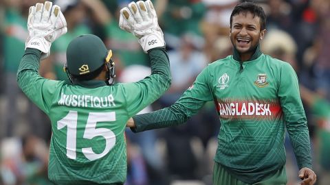 Bangladesh's Shakib Al Hasan (right) played a starring role at the 2019 Cricket World Cup.