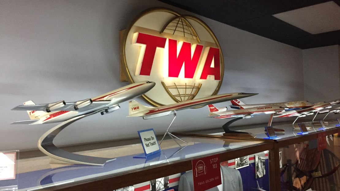 TWA Museum: Not quite as glitzy as the TWA hotel.