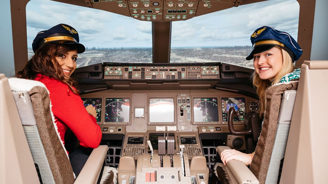 Emirates Aviation Experience offers a hands-on exploration of the industry. 