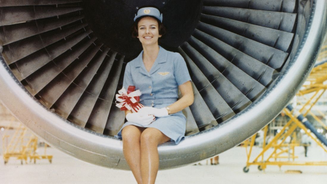 <strong>SAS Museum, Norway:</strong> Flight attendant Wiveca Ankarcrona is pictured in this 1968 photo from the SAS Archives. 