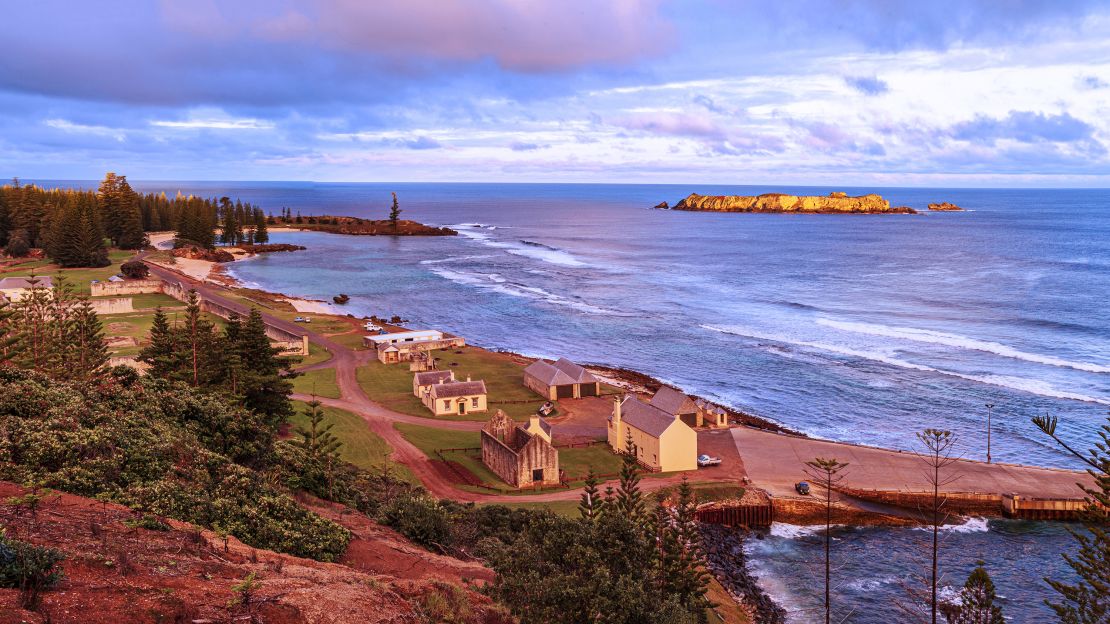 Convict buildings from the 1820's at Kingston, Norfolk Island. 