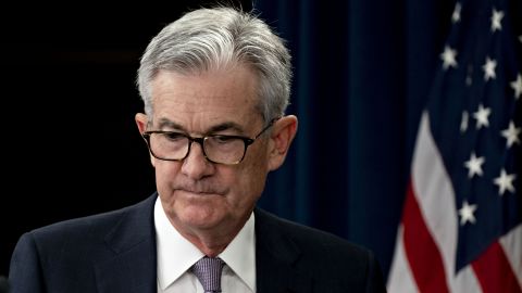 Jerome Powell, chairman of the U.S. Federal Reserve, arrives to a news conference following a Federal Open Market Committee (FOMC) meeting in Washington, D.C. on Wednesday, Sept. 18, 2019. 