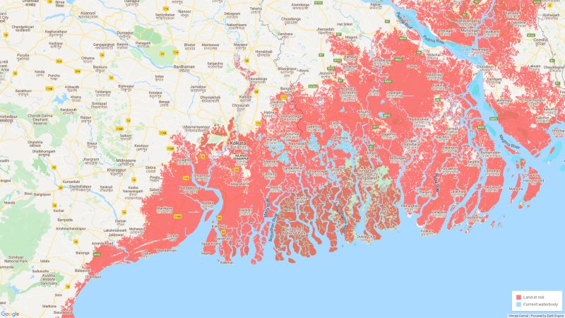 Rising Sea Levels Could Submerge Entire Cities Worldwide By 2050 191030125453 Kolkata Climate Central New 