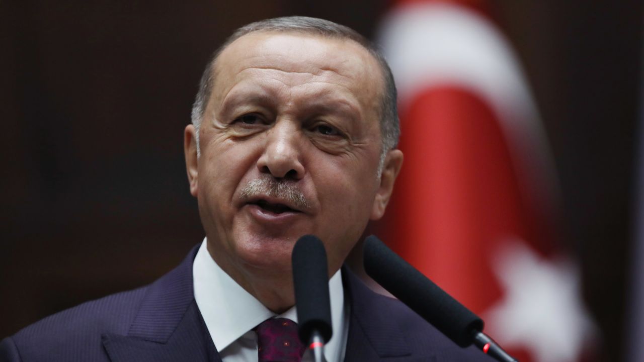 Turkish President Recep Tayyip Erdogan in Ankara, Wednesday, Oct. 30, 2019. 