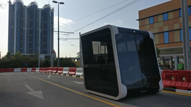 Smart pods blaze trail for autonomous public transport | CNN