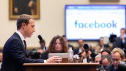 The Facebook CEO, Mark Zuckerberg, testified before the House Financial Services Committee on Wednesday October 23, 2019 Washington, D.C. (Photo by Aurora Samperio/NurPhoto via Getty Images)
