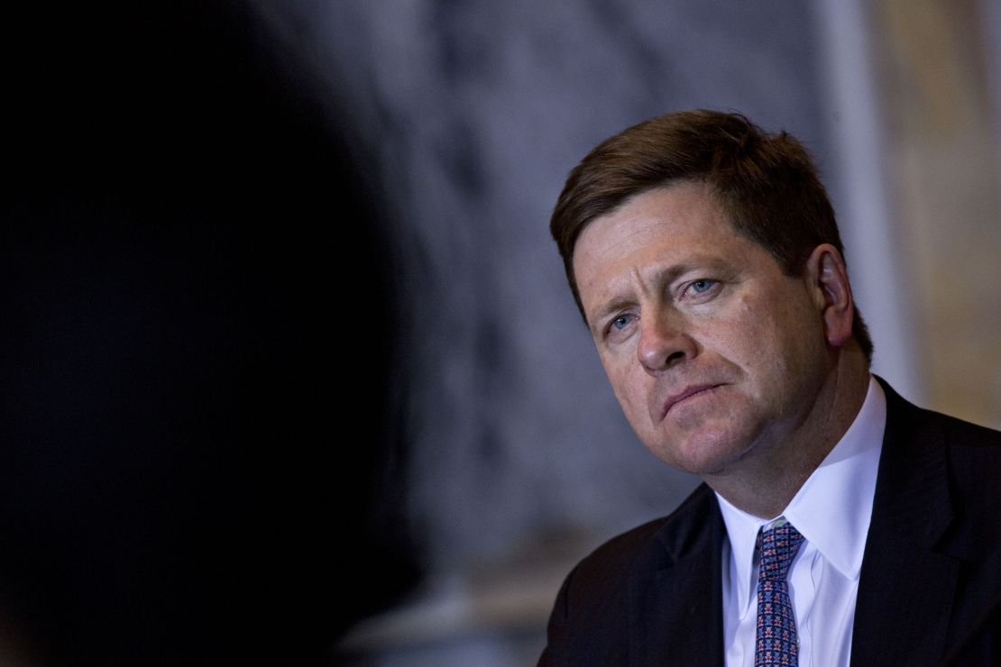 Jay Clayton, chairman of the Securities and Exchange Commission, voted in favor of changing the current shareholder proposal rules. (Andrew Harrer/Bloomberg via Getty Images) 