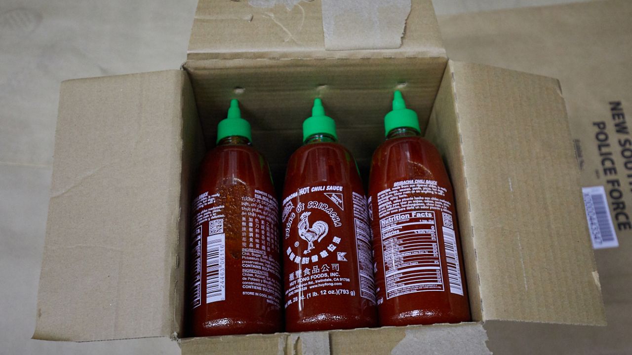 The meth smuggled inside Sriracha bottles was destined for a Sydney drugs lab, police said. 