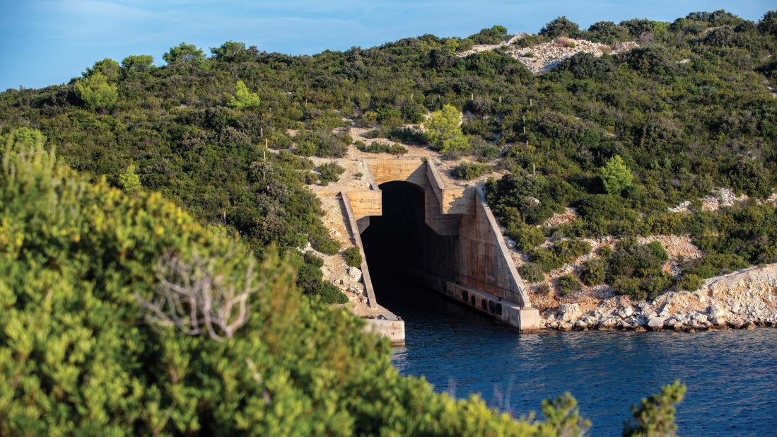 <strong>Former Submarine Pen, Vis, Croatia:</strong> Now a vacation hot-spot where "Mamma Mia! Here We Go Again" was filmed, during the Cold War era, the island was a major fortified military base.
