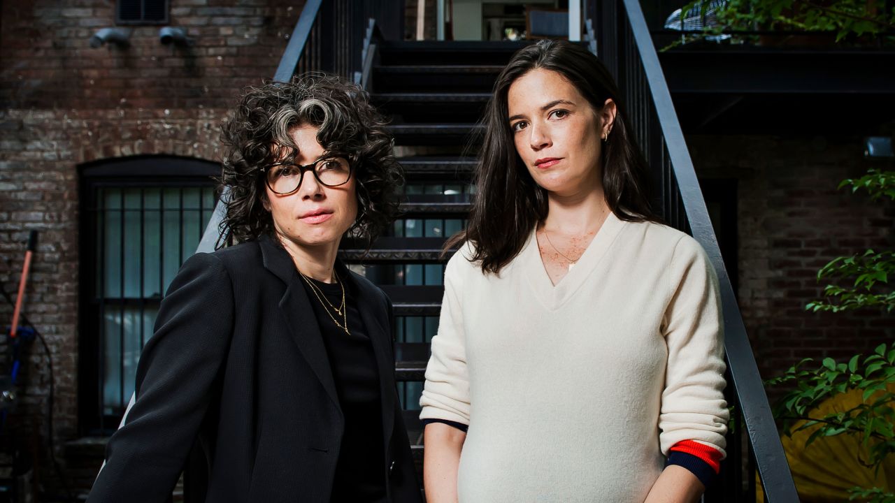 One year after the walkout, Whittaker is working at the AI Now Institute at New York University and Stapleton is undecided about her next career move. (Dina Litovsky for CNN)