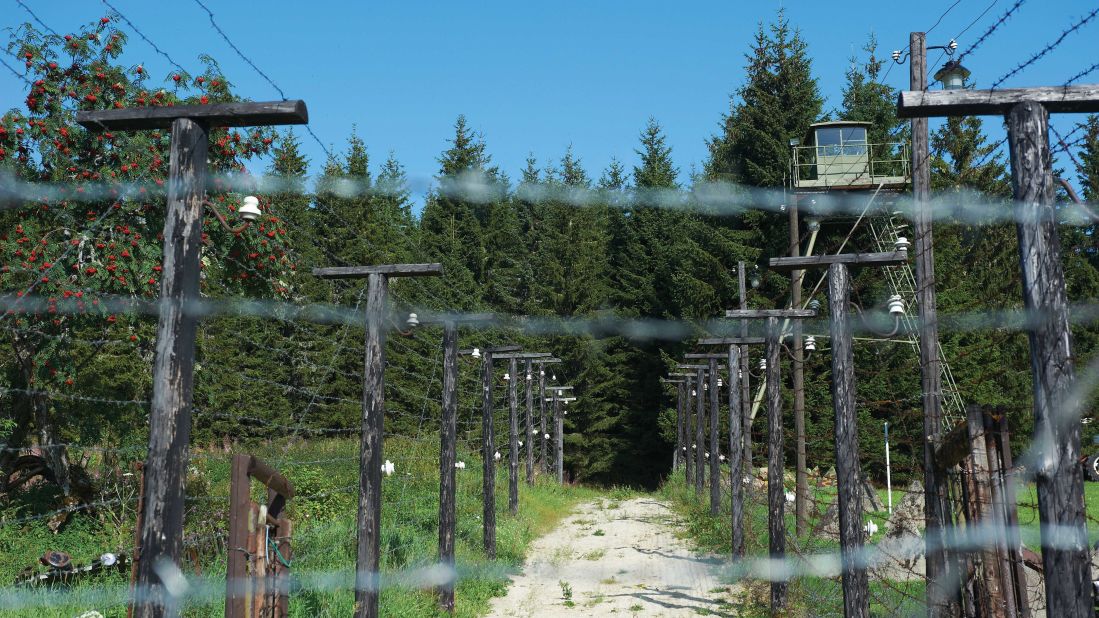 <strong>Border Defences, Bucina, Czech Republic: </strong>A one-time border between Germany and the former Czechoslovakia features the remains of barbed wire, electrified fences and covered mines.