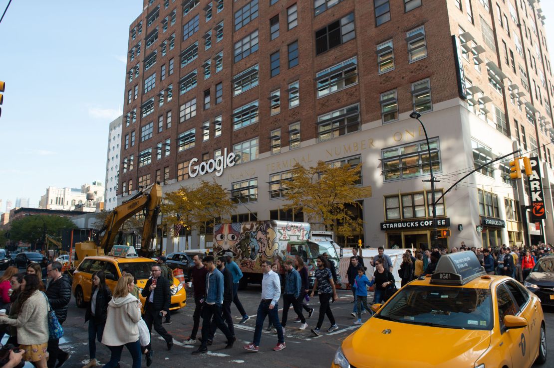 The Google walkout, shown here in New York, has since emboldened workers at other companies to also push for change. (Bryan R. Smith/AFP/Getty Images)
