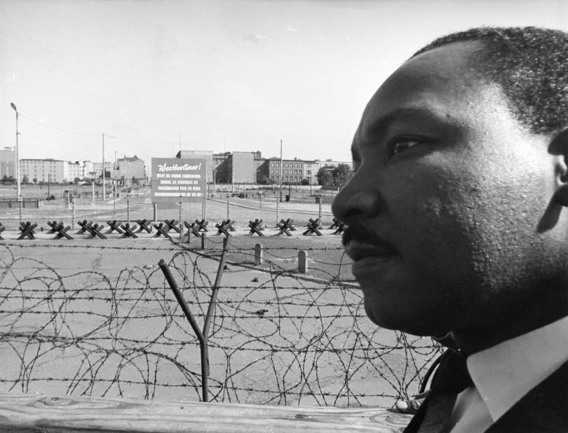 Martin Luther King Jr. gave sermons in both East and West Berlin during his September 1964 visit to the city. He won the Nobel Peace Prize later the same year. 