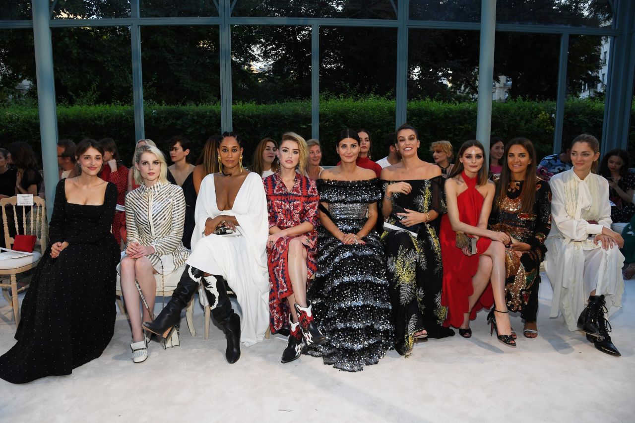 Tracee Ellis Ross at the Valentino Haute Couture Fall-Winter 2018 show.