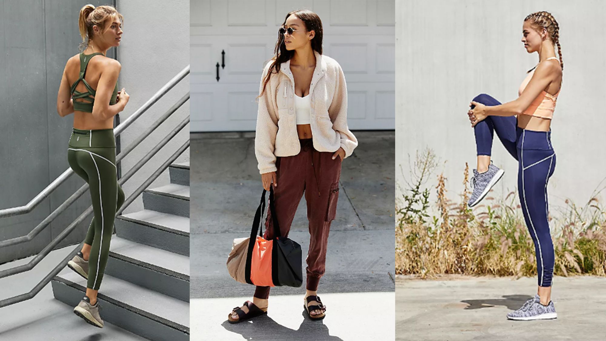 Yoga Pants vs. Leggings. Athleisure and activewear trends are