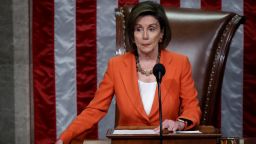 WASHINGTON, DC - OCTOBER 31:  Speaker of the House Nancy Pelosi (D-CA) gavels the close of a vote by the U.S. House of Representatives  on a resolution formalizing the impeachment inquiry centered on U.S. President Donald Trump October 31, 2019 in Washington, DC. The resolution, passed by a vote of 232-196, creates the legal framework for public hearings, procedures for the White House to respond to evidence and the process for consideration of future articles of impeachment by the full House of Representatives. (Photo by Win McNamee/Getty Images)