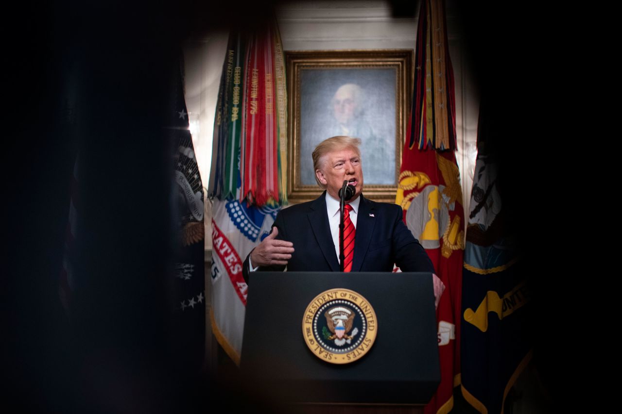 President Donald Trump <a href="https://www.cnn.com/2019/10/27/politics/isis-abu-bakr-al-baghdadi-operation-donald-trump/index.html" target="_blank">announces the death of ISIS leader Abu Bakr al-Baghdadi</a> on Sunday, October 27. "He died like a dog. He died like a coward. The world is now a much safer place," Trump said as he described the US military raid in northwest Syria.