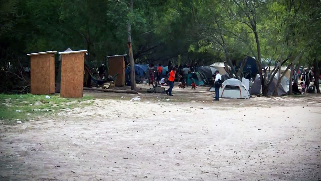 asylum seeking migrants mpp conditions border camp valencia pkg newday vpx_00000124