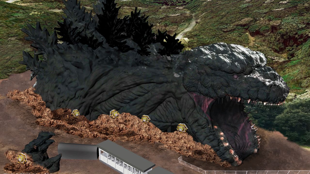 Godzilla theme park Japan