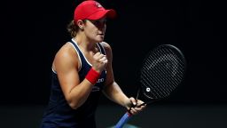 Ashleigh Barty of Australia fought back from a set down to beat No.2 ranked Karolina Pliskova to reach the final of WTA Finals in Shenzhen.