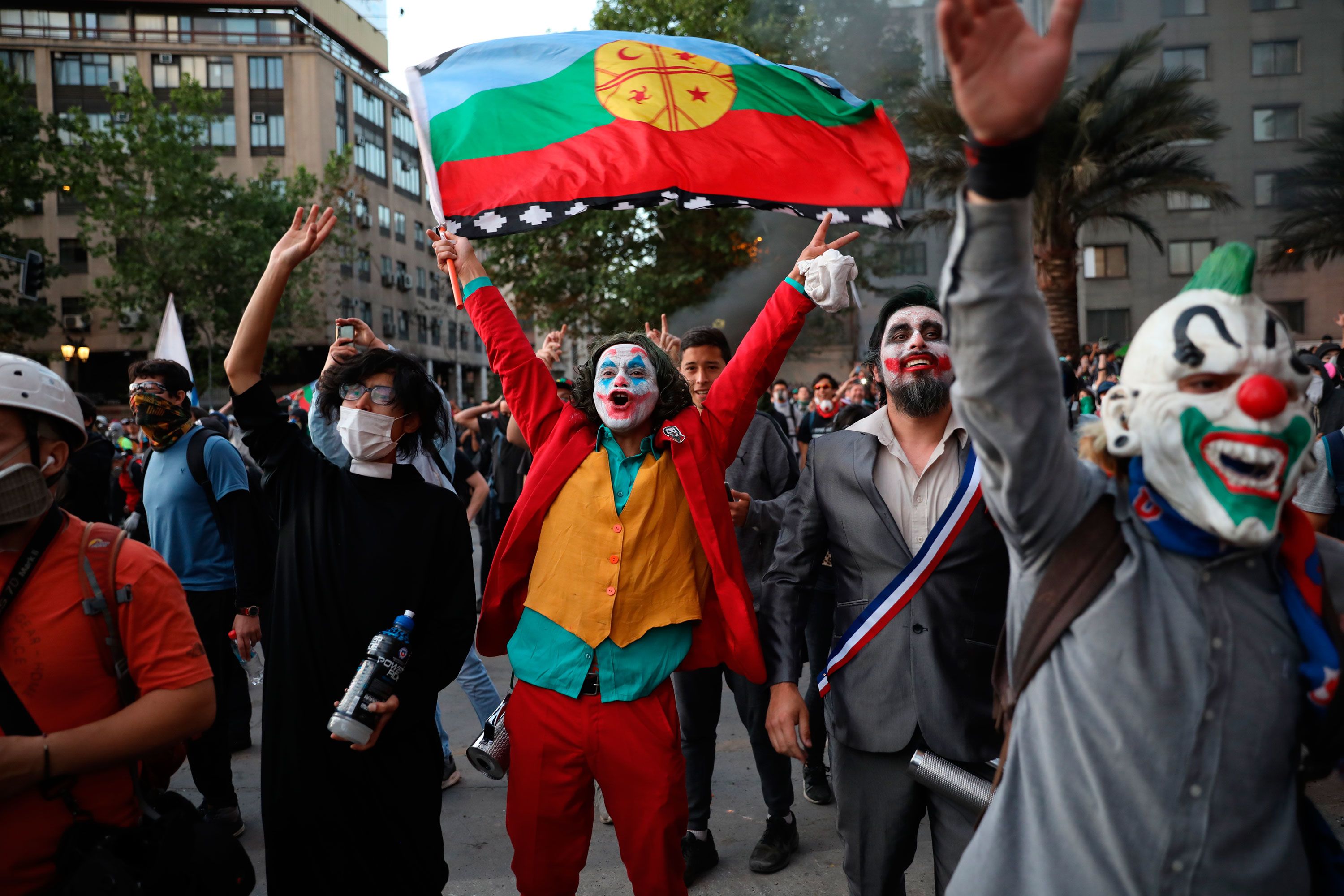 Why the Joker is showing up in protests around the world