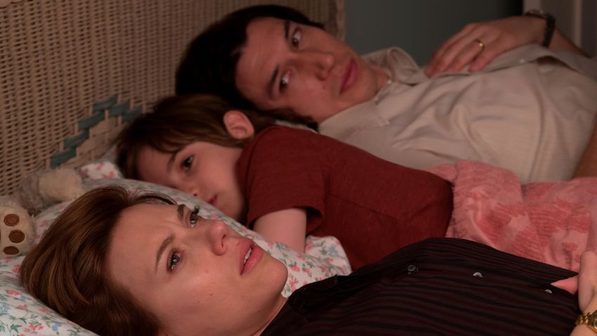 Scarlett Johansson, Ahzy Robinson and Adam Driver in 'Marriage Story'