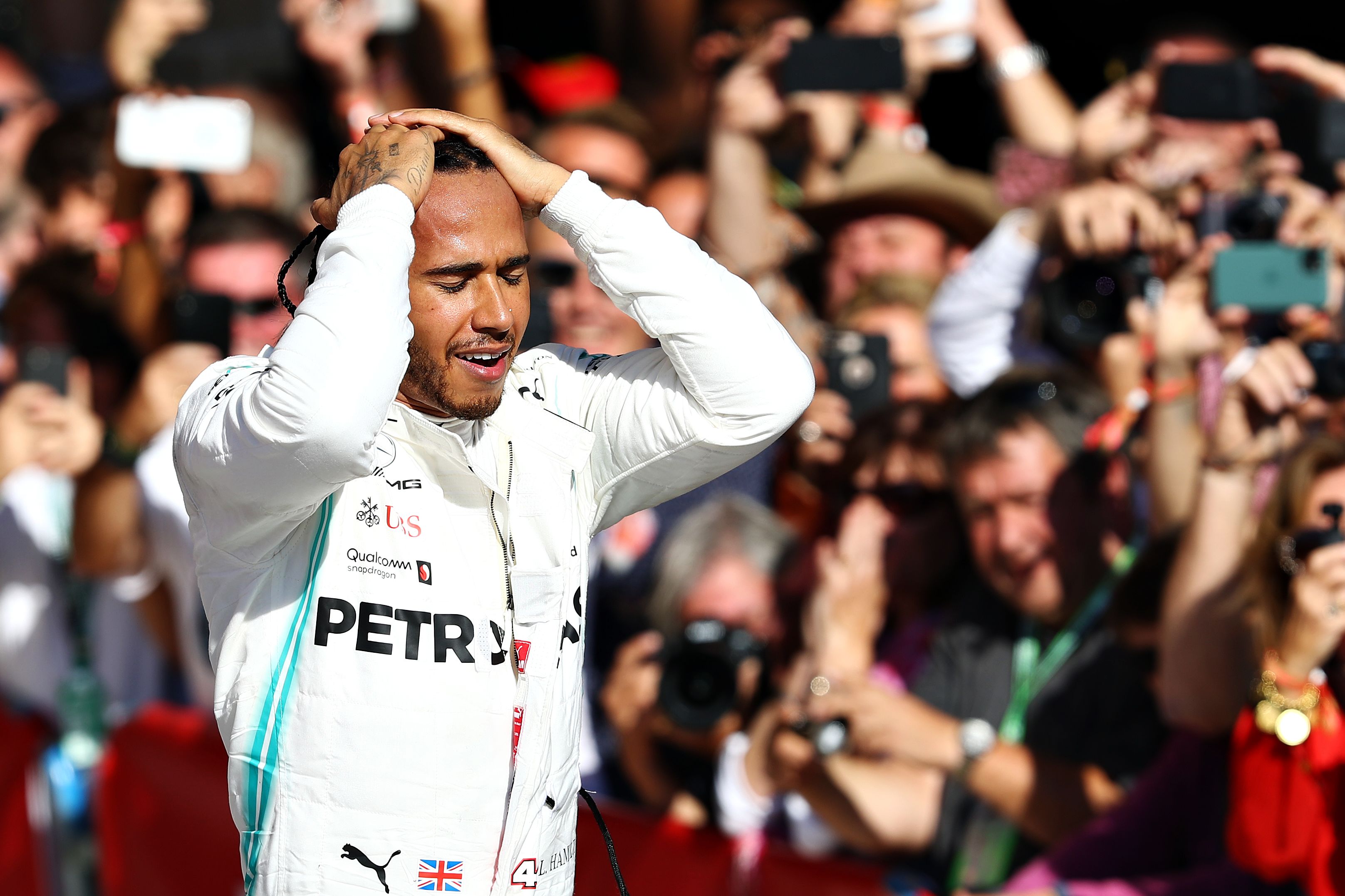 Lewis Hamilton wins F1 world championship title for sixth time