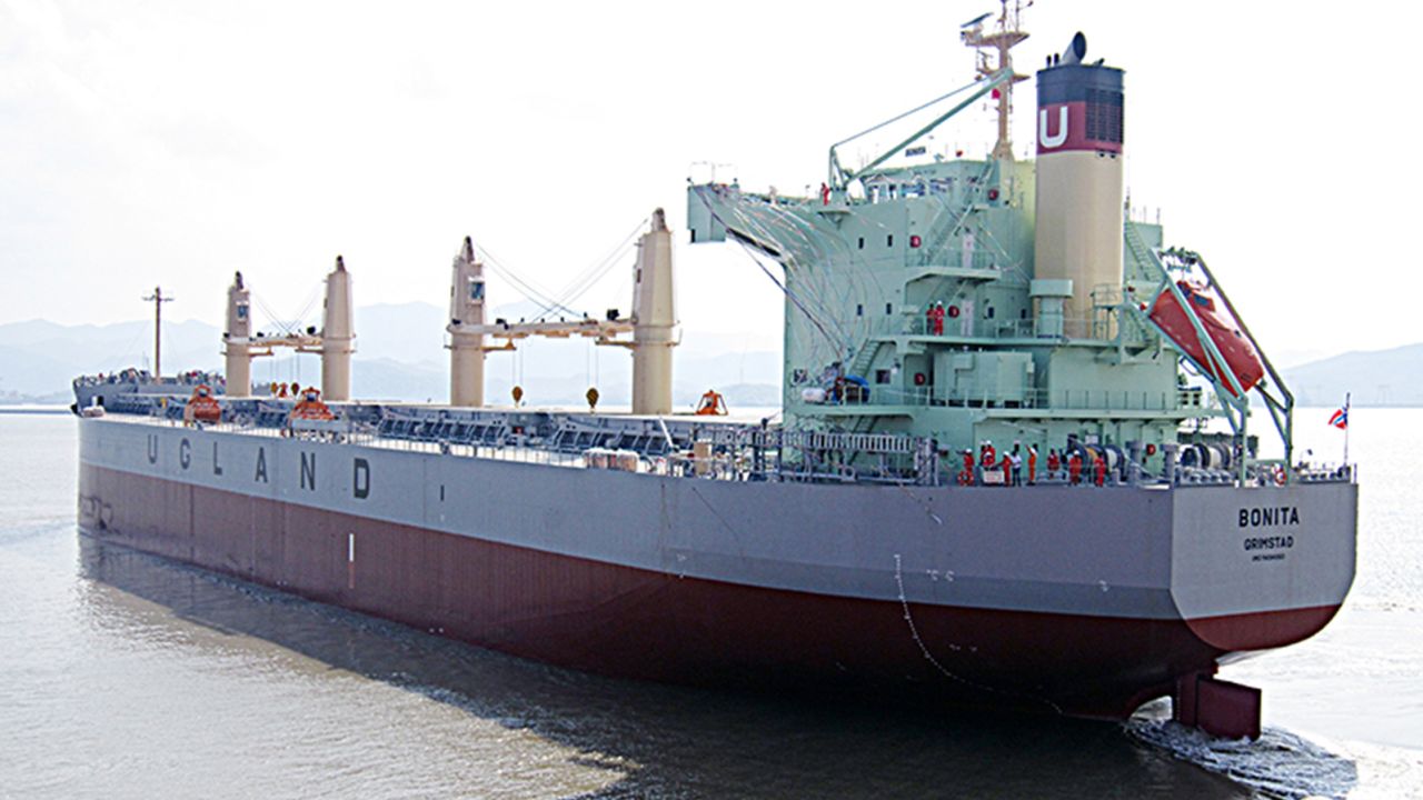 Pirates boarded the MV Bonita at the Cotonou port in Benin, shipping company J.J. Ugland said.