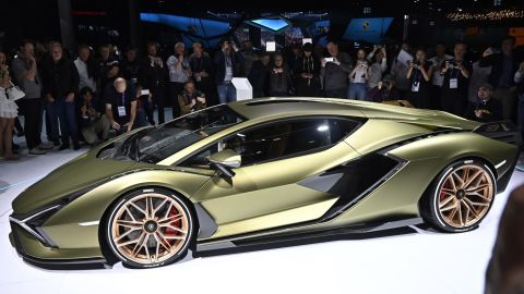 The Lamborghini Sián, a hybrid, uses a supercapacitor in addition to its V12 engine.