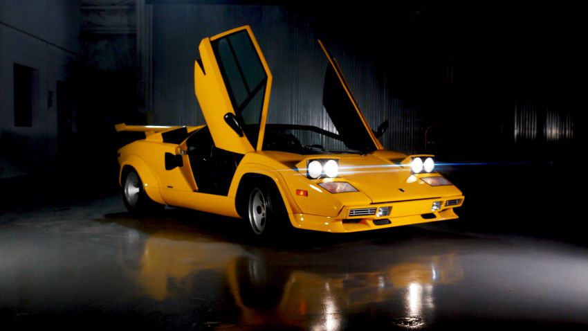 Lamborghini Countach Yellow