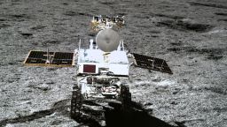 TOPSHOT - This picture released on January 11, 2019 by the China National Space Administration (CNSA) via CNS shows the Yutu-2 moon rover, taken by the Chang'e-4 lunar probe on the far side of the moon. - China will seek to establish an international lunar base one day, possibly using 3D printing technology to build facilities, the Chinese space agency said on January 14, weeks after landing the rover on the moon's far side.
The agency said four more lunar missions are planned, confirming the launch of a probe by the end of the year to bring back samples from the moon. (Photo by - / China National Space Administration (CNSA) via CNS / AFP) / China OUT        (Photo credit should read -/AFP via Getty Images)