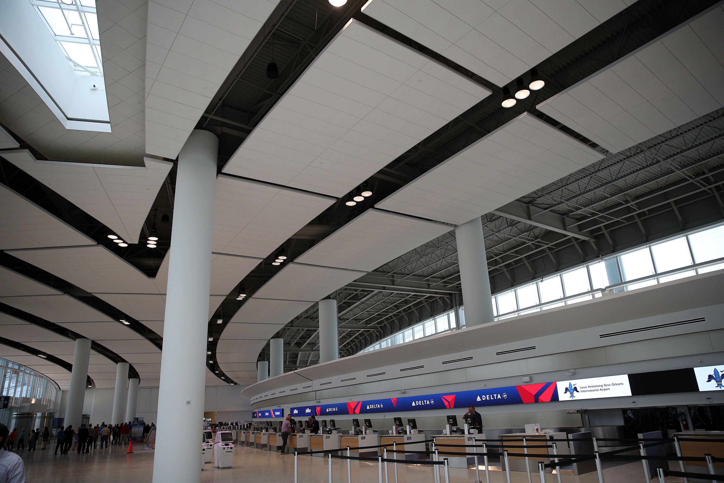 The New Louis Armstrong International Airport Terminal (MSY) - New Orleans  Louisiana 
