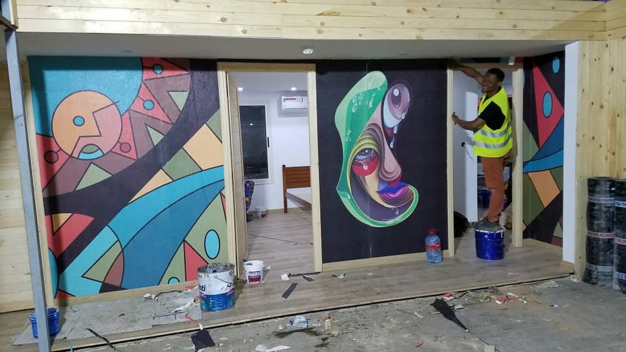 Painting of the Jua Jamii house
