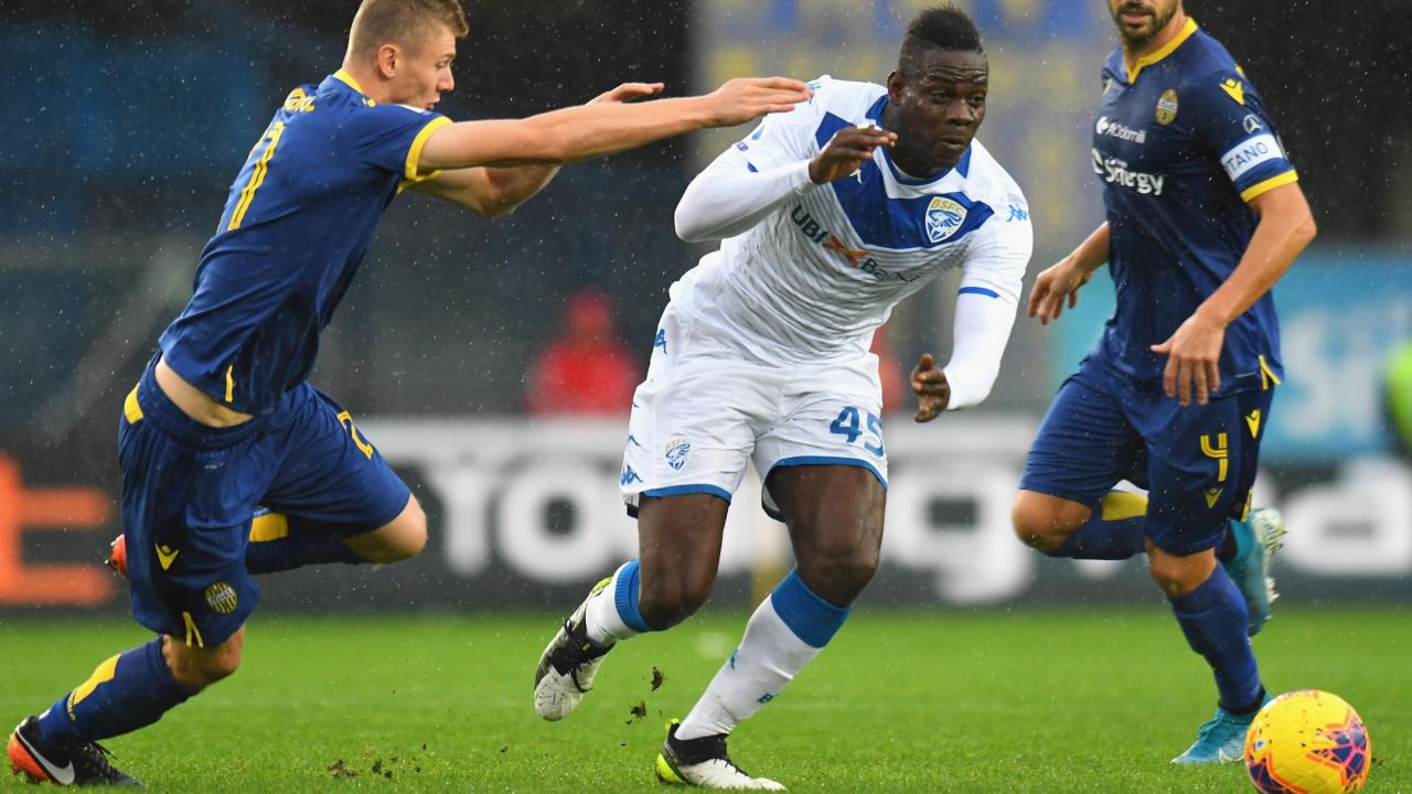 Balotelli joined Brescia from Marseille at the start of the season.